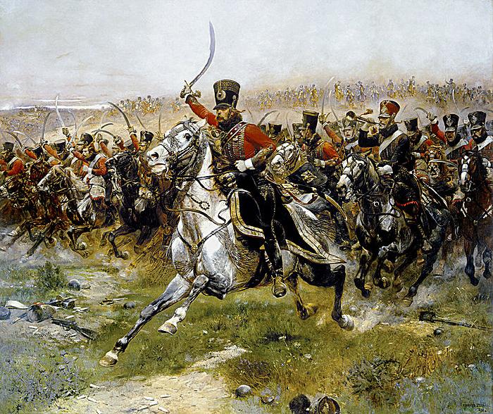 Edouard Detaille Charge of the 4th Hussars at the battle of Friedland, 14 June 1807